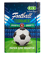 Папка для зошитів FOOTBALL, картонна, на резинці B5+ (175х240х25мм), KIDS Line ZB.14965