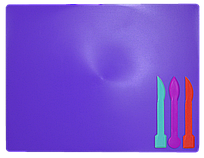 Дощечка для пластиліна, 3 стека, фіолетовий ZB.6910-07