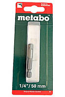 Переходник Metabo с шестигранника 1/4" на квадрат 1/4", 50 мм