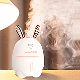 Зволожувач повітря з нічником Rabbit Humidifier 3900 кролик, білий, фото 7