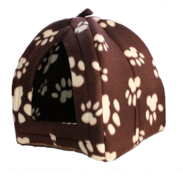 Мягкий домик для собак и кошек Pet Hut Brown 25см х 23см (50)