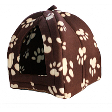 Мягкий домик для собак и кошек Pet Hut Brown 25см х 23см (50)