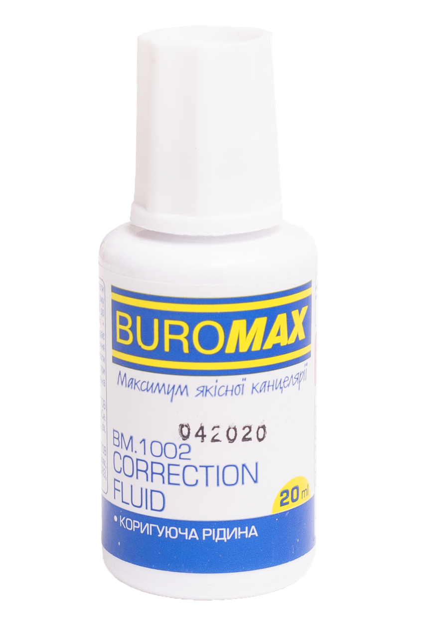 Коректор 20 мл Buromax BM.1002 з пензликом