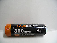 Акумулятор Acebeam 14500 3.7V 800 mAh із захистом і зарядним пристроєм