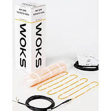 Мат для теплої підлоги WoksMat двухжильний мат 160 Вт 0,5 м. кв