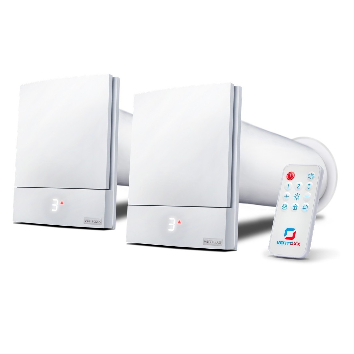 Комплект 2 Ventoxx Harmony з пультом ДУ, повітропровід 0,75 м, фото 1