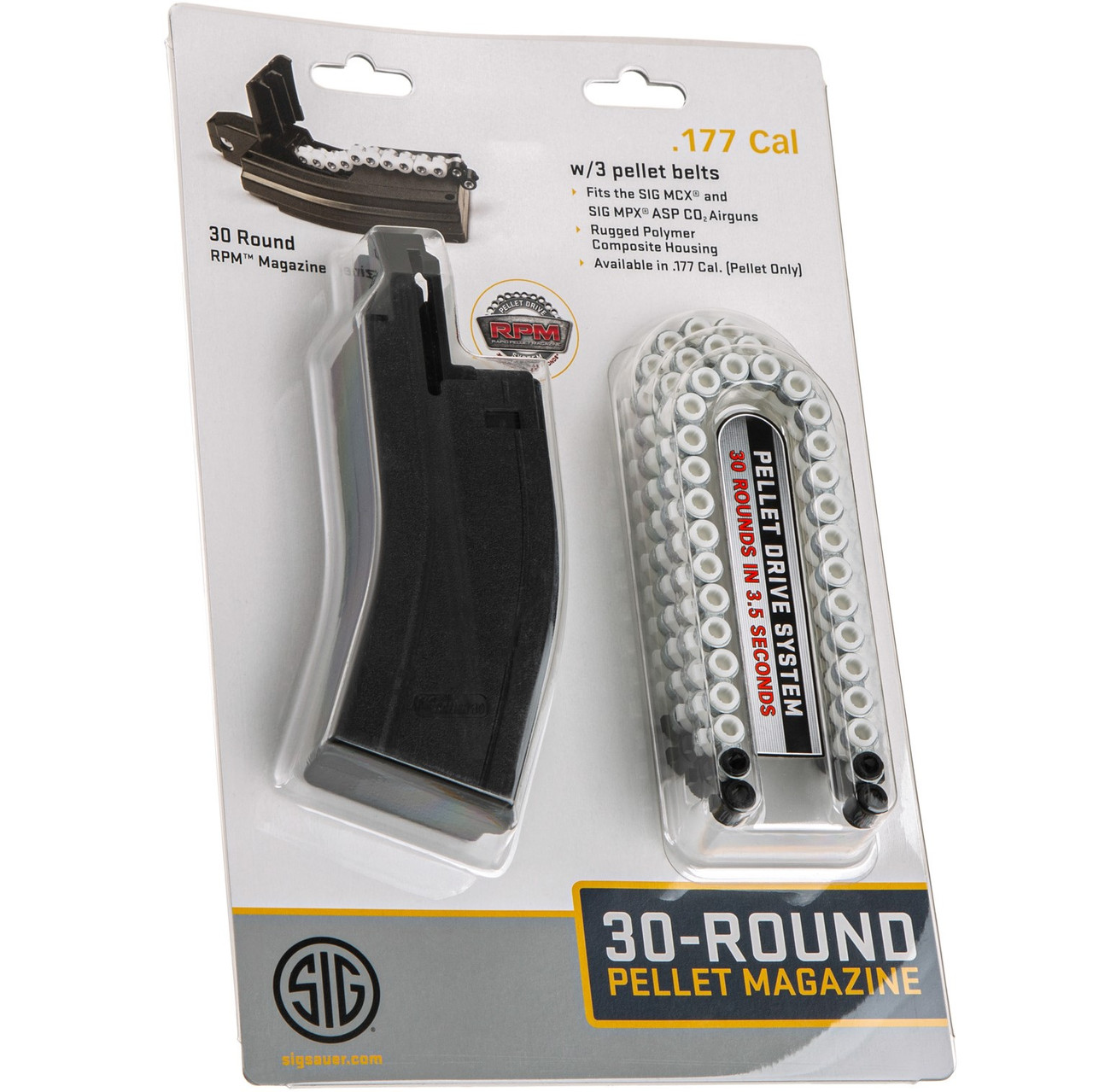 Магазин для пневматических винтовок SIG SAUER MPX/MCX кал