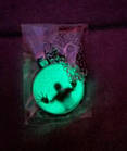 Кулон привид світний у темряві, підвіска з лінзою, з люмінофором, фото 2