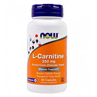Л-Карнітін Now Foods L-Carnitine 250 мг 60 капсул