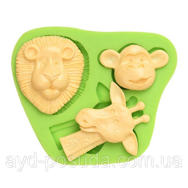 Силіконовий молд "Звірята" арт. BK8100311