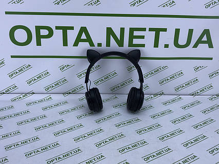 Бездротові Навушники з вушками бездротові CAT EAR DR-08 Bluetooth чорні