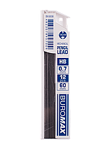 Стрижні до механічного олівця HB 0.7 мм, 12шт. BM.8698 Buromax (імпорт)