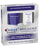 Crest 3D White Brilliance 2 кроки вибілювання, зубна паста Deep Clean + гель для вибілювання зубів