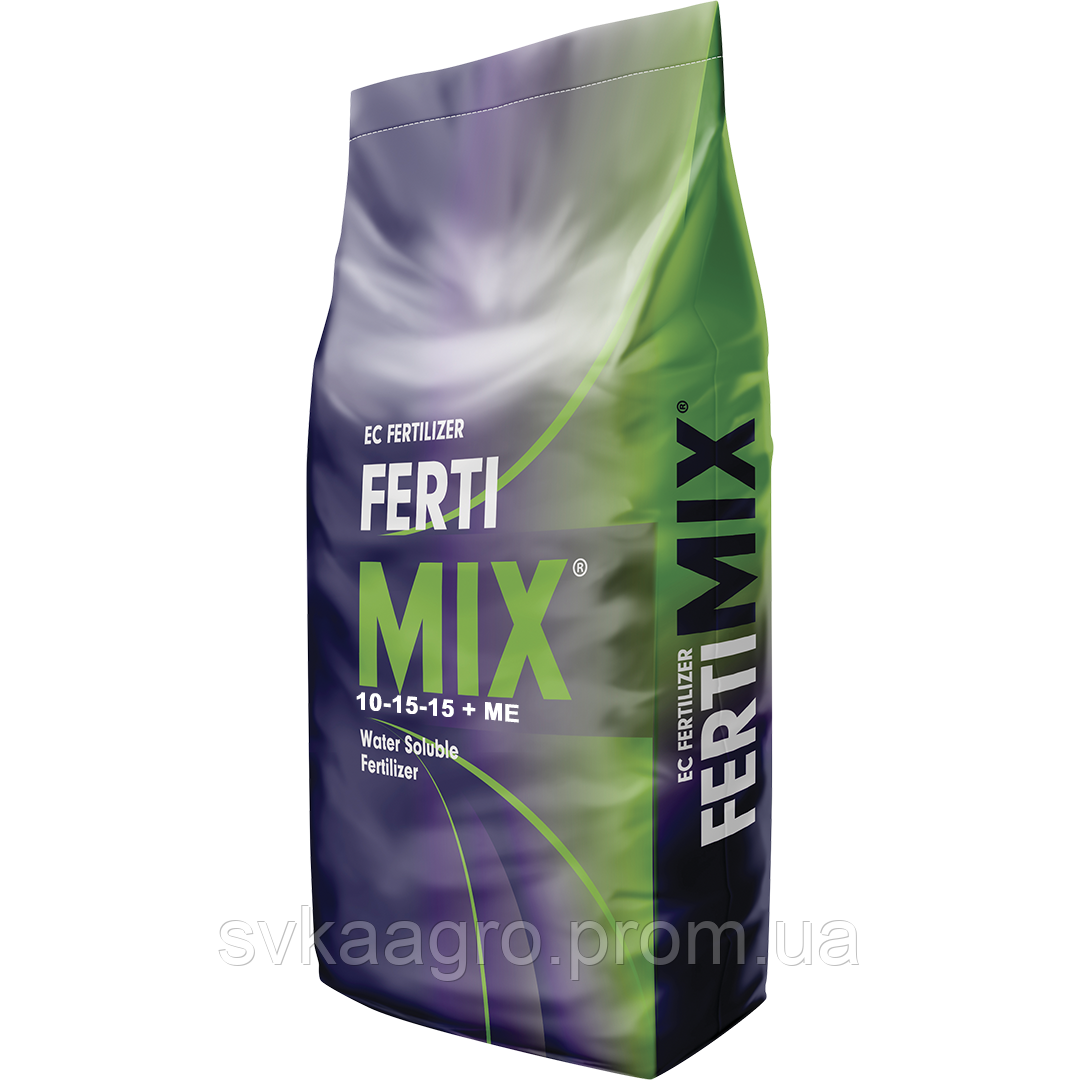 Fertimix 10-15-15 + МЕ ( Фертимикс 10-15-15 + МЕ ) комплексне водорозчинне добриво 25 кг