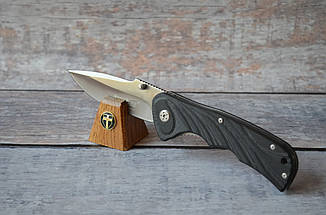 Сучасний складаний ніж Орлан, з клинком із нержавіючої сталі марки 440С/57-58 HRC, наявність кліпси