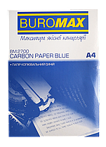 Папір копіювальний синя BUROMAX, А4, 100 аркушів BM.2700 Buromax (імпорт)