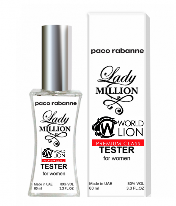 Тестер PACO RABANNE Lady Million женский, 60 мл