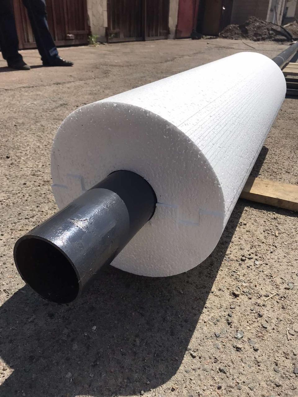 Утеплювач для труб пінопласт 89(100) мм, фото 1