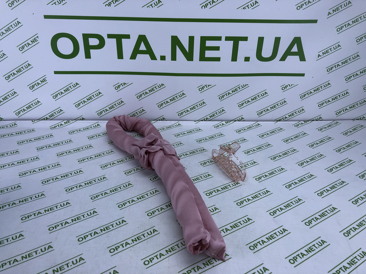 Стрічка для завивки волосся з прищіпкою синя, фото 1