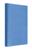 Папка на кольцах "Панорама" A4 ширина торца 70 мм Panta Plast Синий