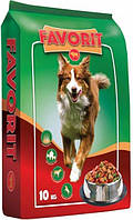 Favorit (Фаворит) Сухой корм для взрослых собак всех пород с говядиной 10 кг