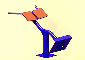 Вуличний тренажер Гіпертекстензія