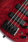 Бас-гітара CORT B4 Element (Open Pore Burgundy Red), фото 4