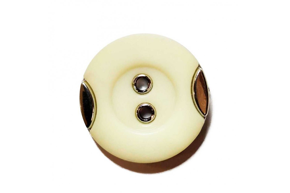 Ґудзик на два удари 22 мм NoH058 (100 шт.), фото 1