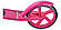 Самокат двухколесный Maraton Rider с ручным тормозом и амортизатором сиреневый, колеса 200мм, цвет розовый., фото 5