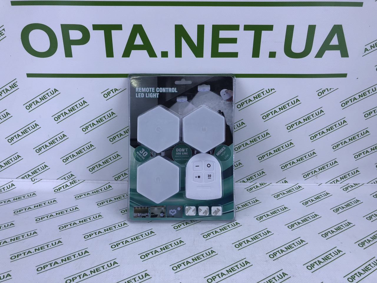 Модульна настінна шестигранна комбінована Лампа Кольорова настінний світильник 3 штуки, фото 1