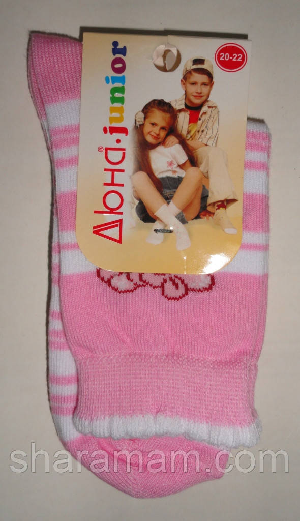 Носки детские демисезонные розового цвета, р.20-22 - фото 3 - id-p220233406