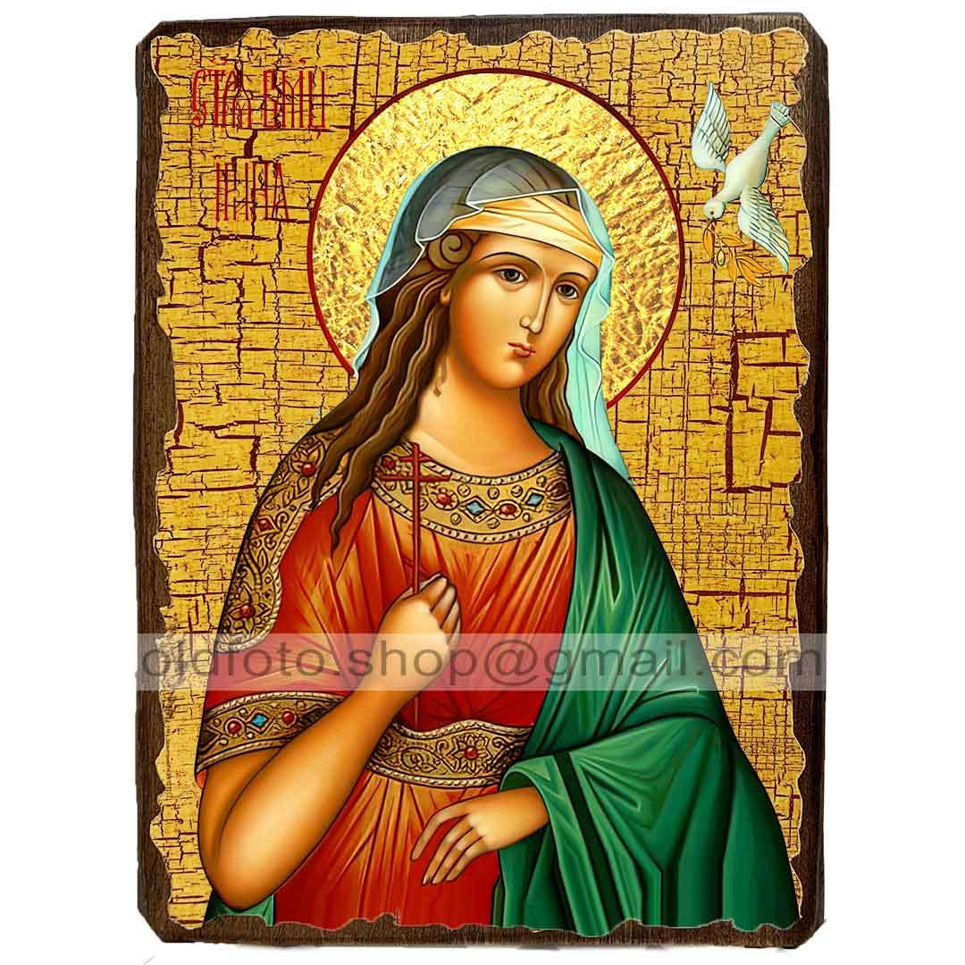 Ікона Ірина Свята Великомучениця ,ікона на дереві 130х170 мм, фото 1