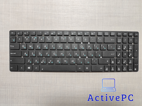 Клавіатура для ноутбука ASUS (K55, K75A, K75VD, K75VJ, K75VM, U57) rus, black, без фрейму, фото 1