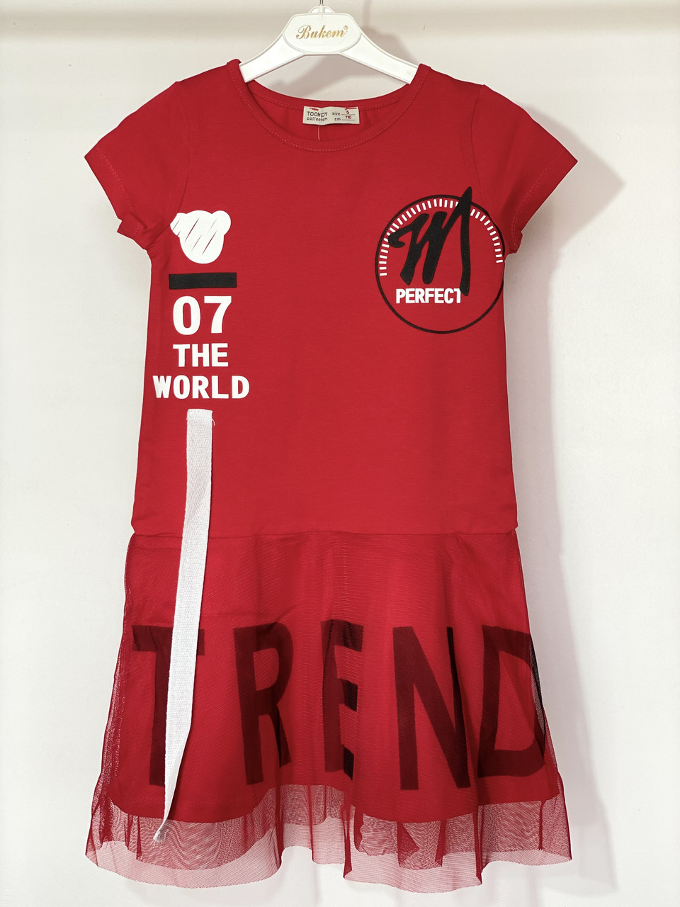 Сукня для дівчинки Toontoy 11212 116 см Червоний