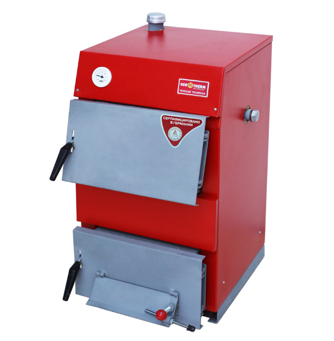 Котел твердопаливний Eurotherm CS 50 кВт ручне завантаження