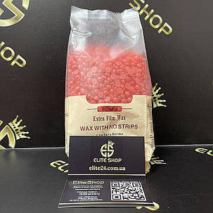 Професійний гранульный віск для всього тіла 500г Beads Extra Film Wax червоний, фото 1