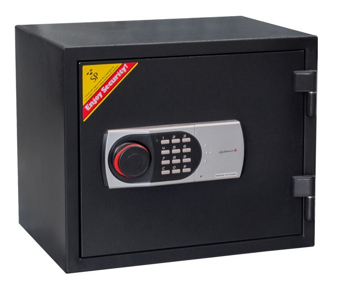 Вогнестійкій сейф  Diplomat 119TR2EN 360х412х363 BLACK, 60 хв вогнестійкості