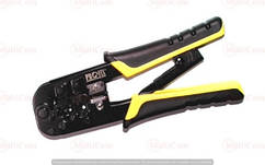 12-02-021PF. Інструмент обжимний для роз'ємів 6p4c (RJ-11); 8p8c (RJ-45), з трещеткой, ProFix, HT-5684R