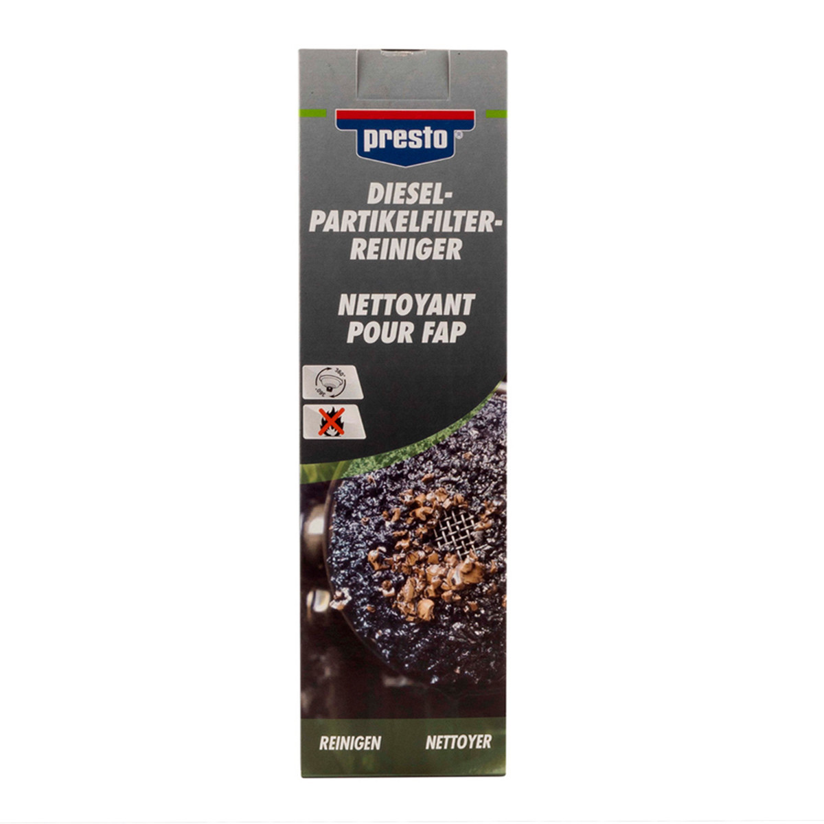 Аерозольний очищувач сажового фільтра "DPF cleaner" Presto 400 мл, фото 1