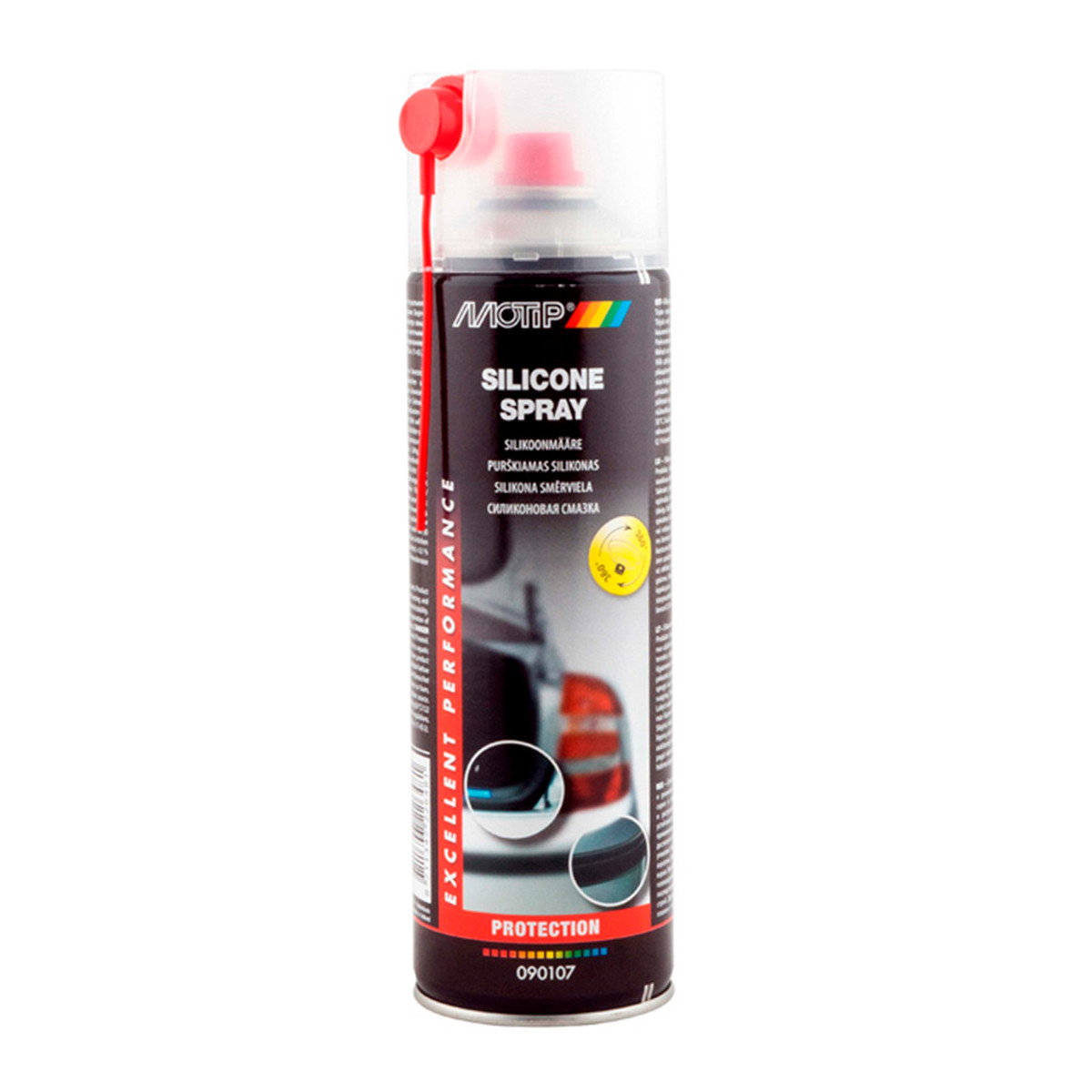 Силіконова змазка "Siliсonу spray" Motip 500 мл, фото 1