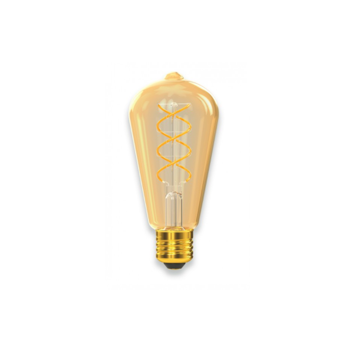 Філаментна світлодіодна лампа Luxel 079-HG 6W ST64 E27 1800K (079-HG) Gold