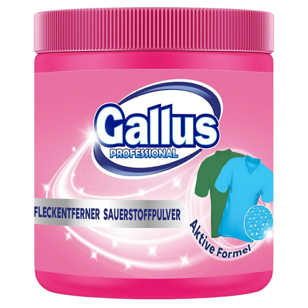 Засіб для видалення плям для кольорових речей Gallus Fleckentferner Sauerstoffpulver Pulver 600 г