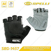 Spelli SBG-1457 Велоперчатки летние гель черный M