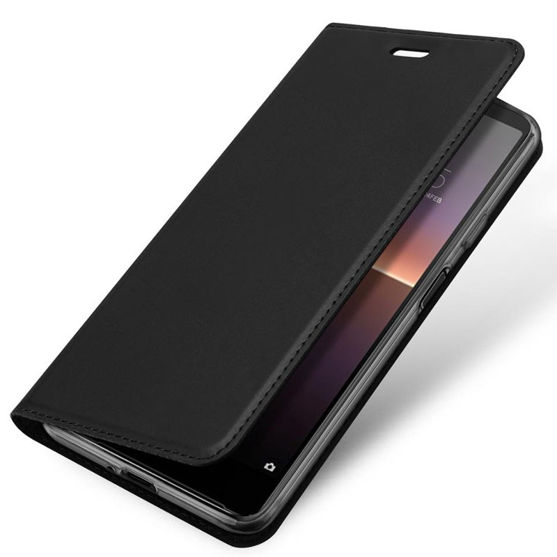 Чехол Dux Ducis с визитницей Xiaomi Redmi Note 9 / Redmi 10X Black Фотографія №2 Чехол Dux Ducis с визитницей Xiaomi Redmi Note 9 / Redmi 10X Black на малюнкі №2