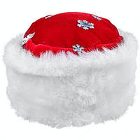 Шапка Деда Мороза с мехом, размер 56-58.