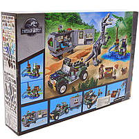 Конструктор LARI Jurassic World Парк Юрського періоду Поєдинок з барионикс: полювання за скарбами, 458 деталей, фото 2