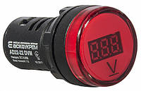 Цифровой измеритель напряжения AD22-22DVM AC 80-500V (красный)