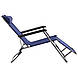 Садове крісло Шезлонг-розкладачка з підголівником для загоряння, відпочинку на природі Круїз темно-синій TM AMF, фото 4