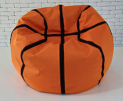Безкаркасне крісло мішок м'яч баскетбольний Оксфорд 600 XXL 150, помаранчевий