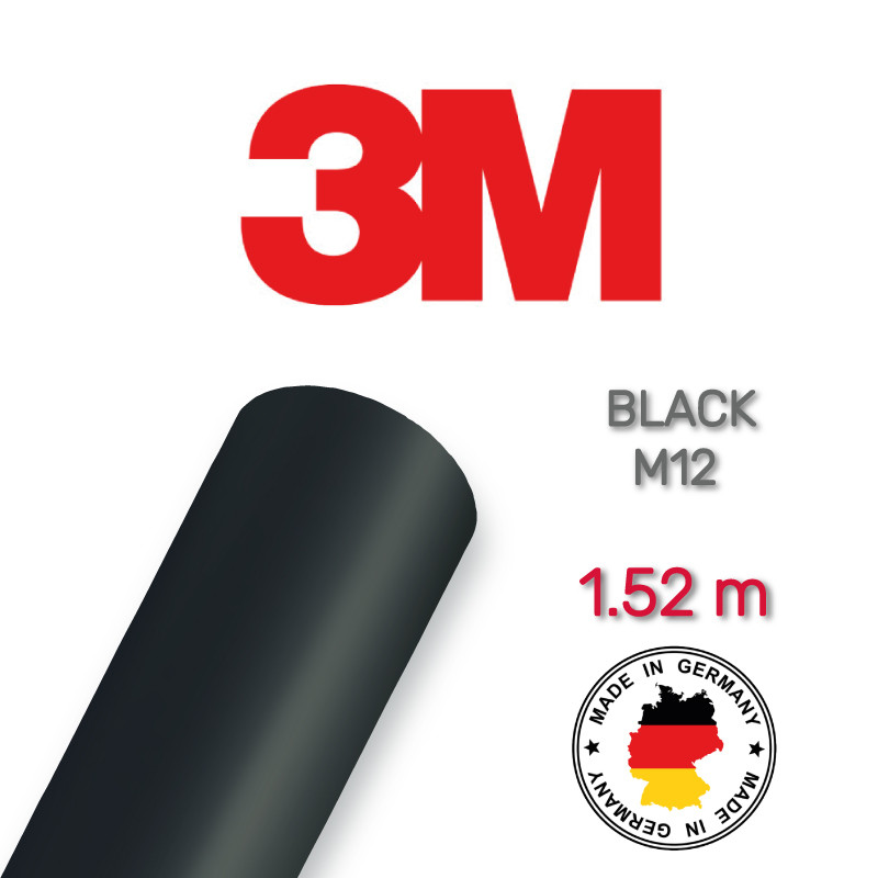 3M 1080 Matte Black M12